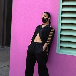 Adidas Ivy Park Beyonce Drip 2.2 Black 3-Stripes Black Suit Pants Size XS 🔥